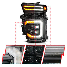 Load image into Gallery viewer, ANZO Z-Series 20-23 Chevy Silverado 2500/3500 Z-Series Full LED Proj Headlights Black - Driver Side ANZO ANZ111619X-L