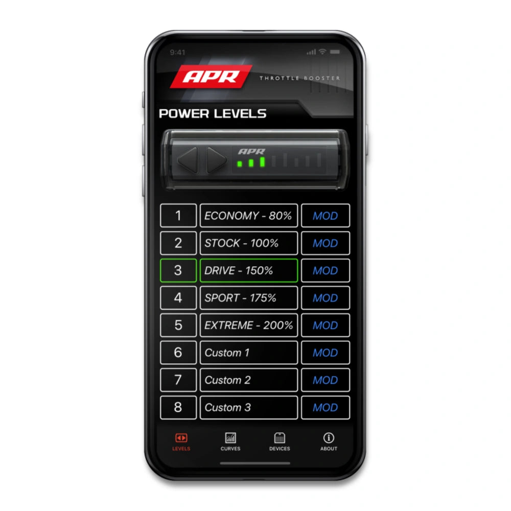 APR 04-25 Audi/Bentley/Lamborghini/Porsche/VW Throttle Booster w/Wireless Controller & Bluetooth App - APR EM100050