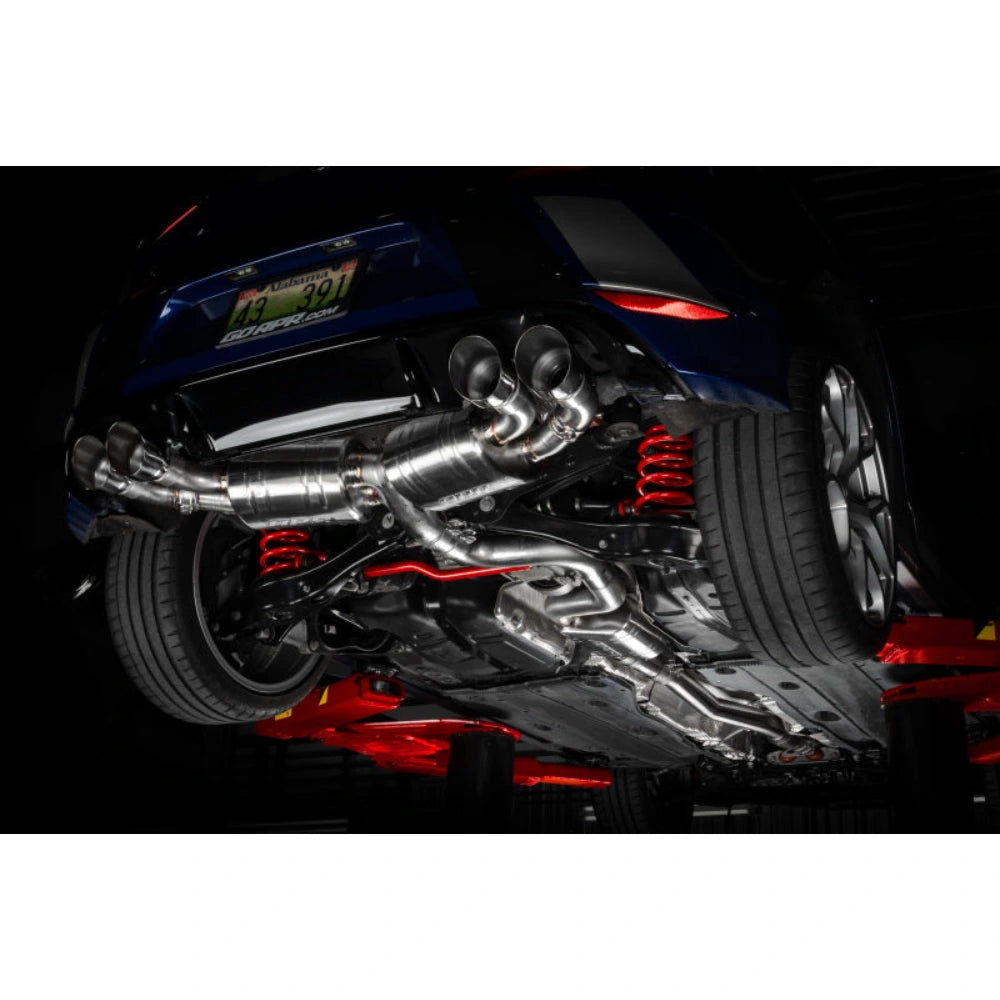 APR 18-19 Volkswagen Golf R (MK7.5) Catback Exhaust — unpackaged product view 3