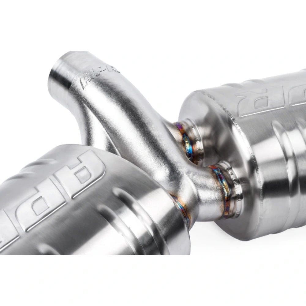 APR 18-19 Volkswagen Golf R (MK7.5) Catback Exhaust — unpackaged product view 6