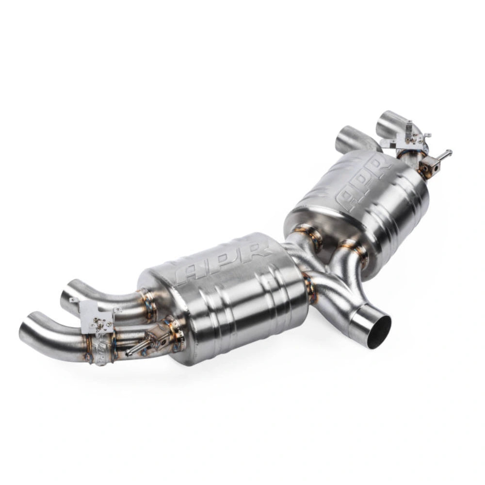 APR 18-19 Volkswagen Golf R (MK7.5) Catback Exhaust — unpackaged product view 7
