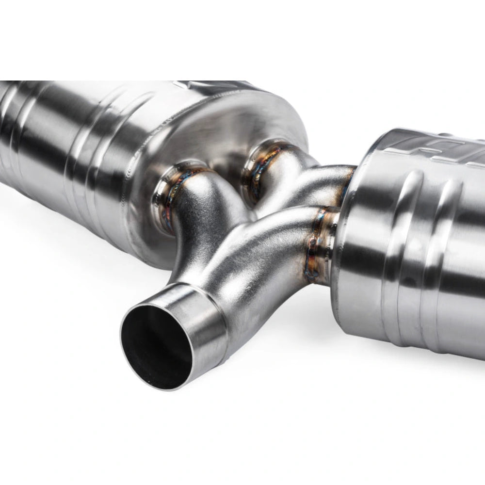 APR 18-19 Volkswagen Golf R (MK7.5) Catback Exhaust — unpackaged product view 12