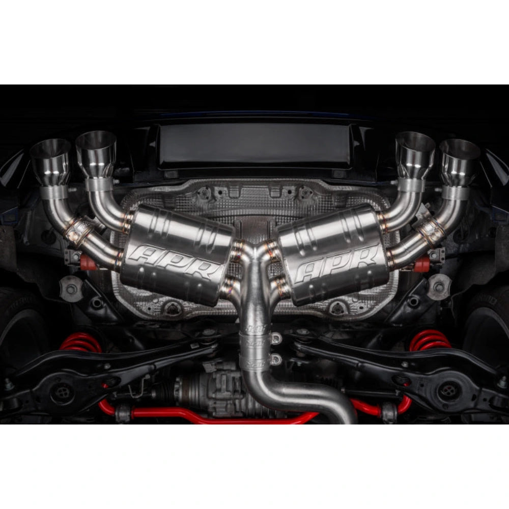 APR 18-19 Volkswagen Golf R (MK7.5) Catback Exhaust — unpackaged product view 14