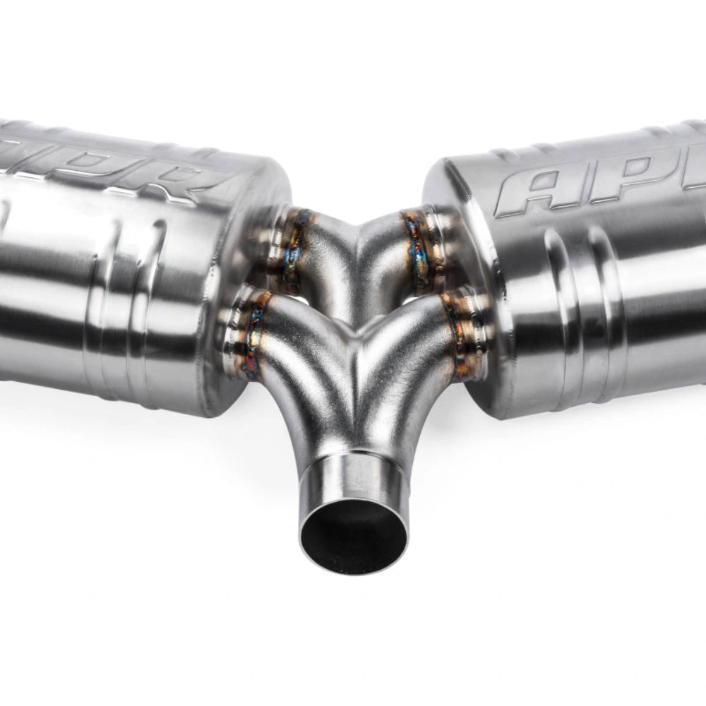 APR 18-19 Volkswagen Golf R (MK7.5) Catback Exhaust — unpackaged product view 20