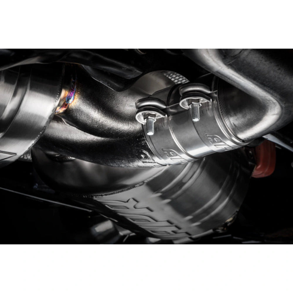 APR 18-19 Volkswagen Golf R (MK7.5) Catback Exhaust — unpackaged product view 29