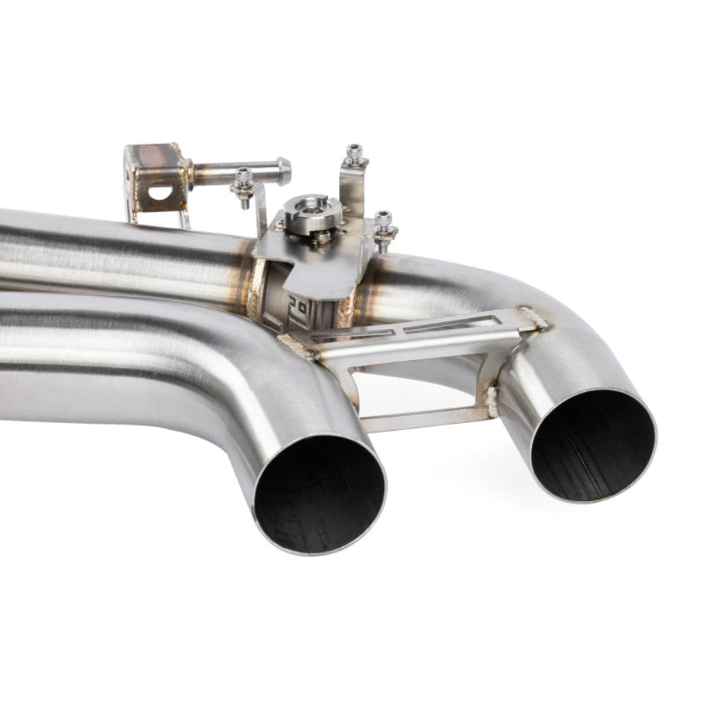 APR 22-26 Volkswagen Golf R (MK8) Catback Exhaust — unpackaged product view 18