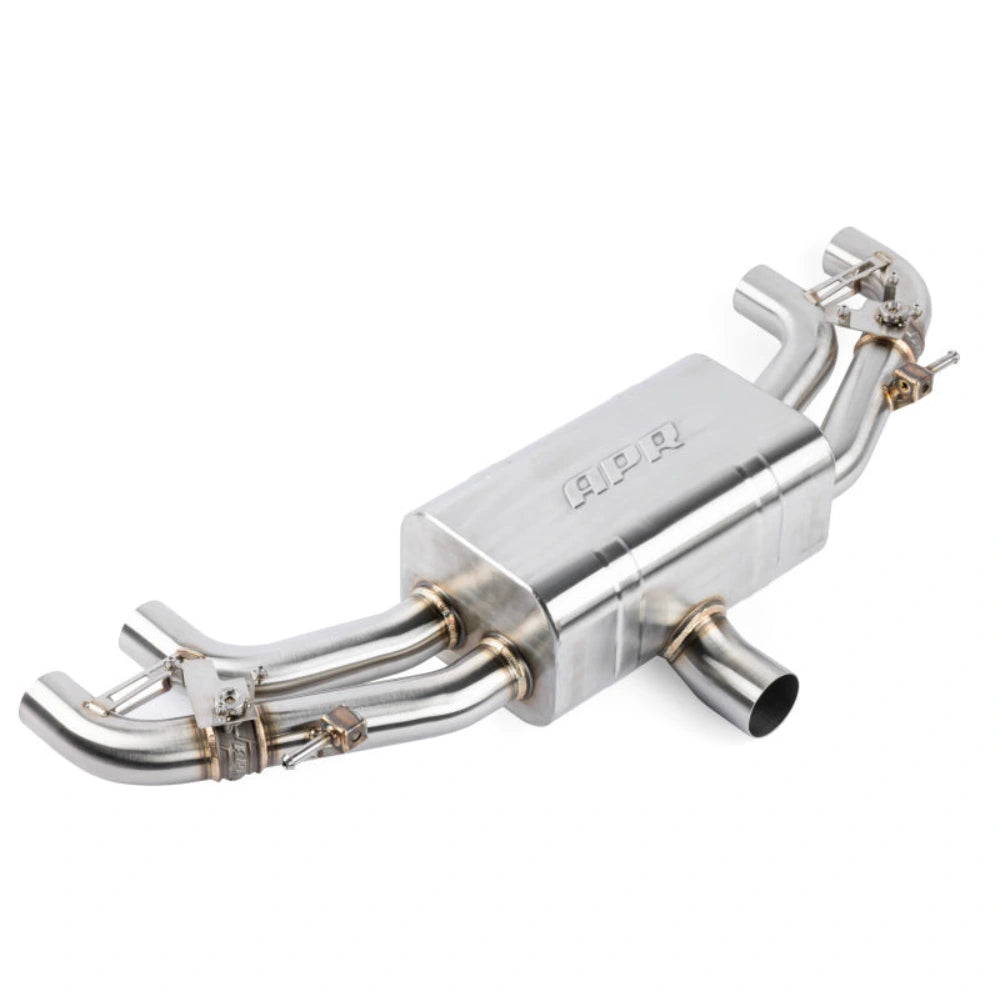 APR 22-26 Volkswagen Golf R (MK8) Catback Exhaust — unpackaged product view 26