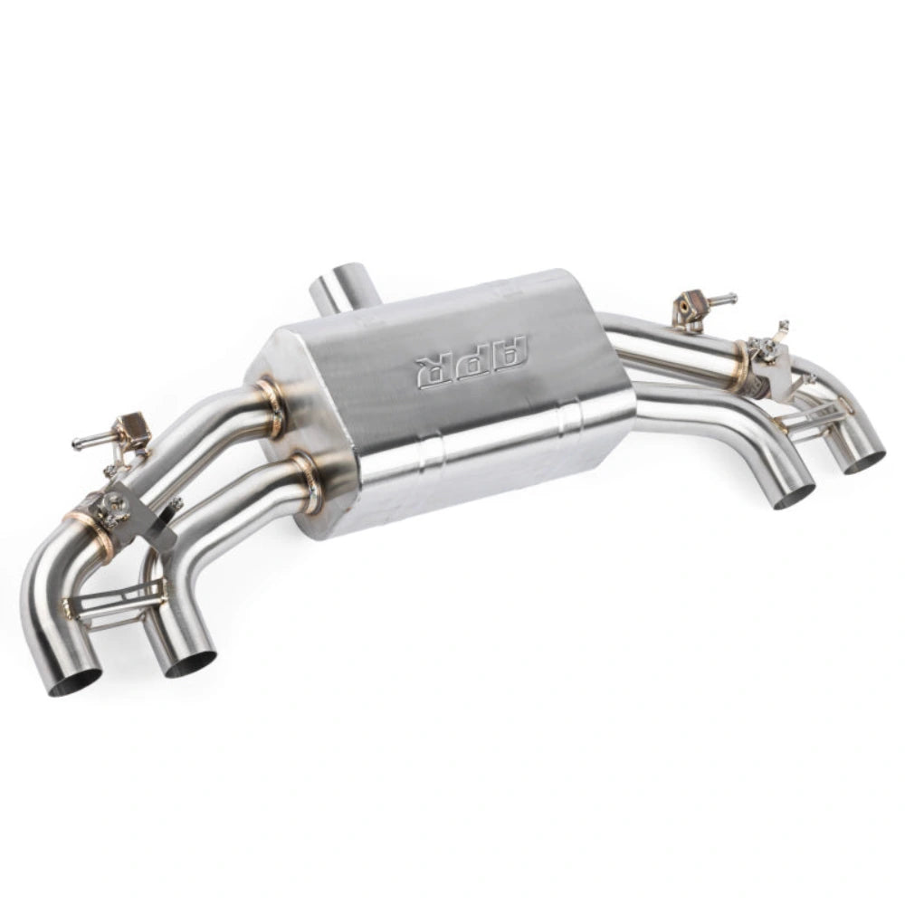 APR 22-26 Volkswagen Golf R (MK8) Catback Exhaust — unpackaged product view 27