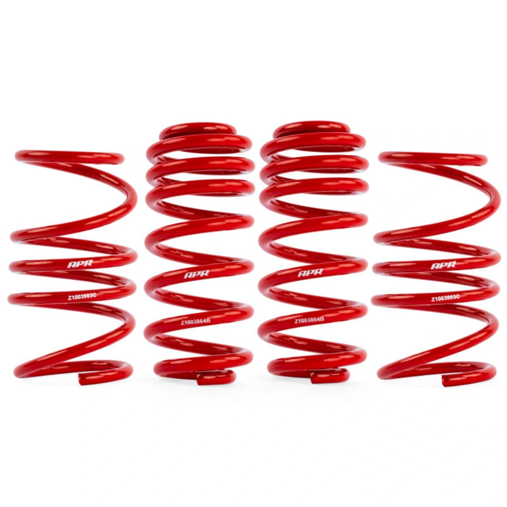 APR 22-26 Volkswagen Golf R (MK8) Roll-Control Lowering Springs - Red - APR SUS00017