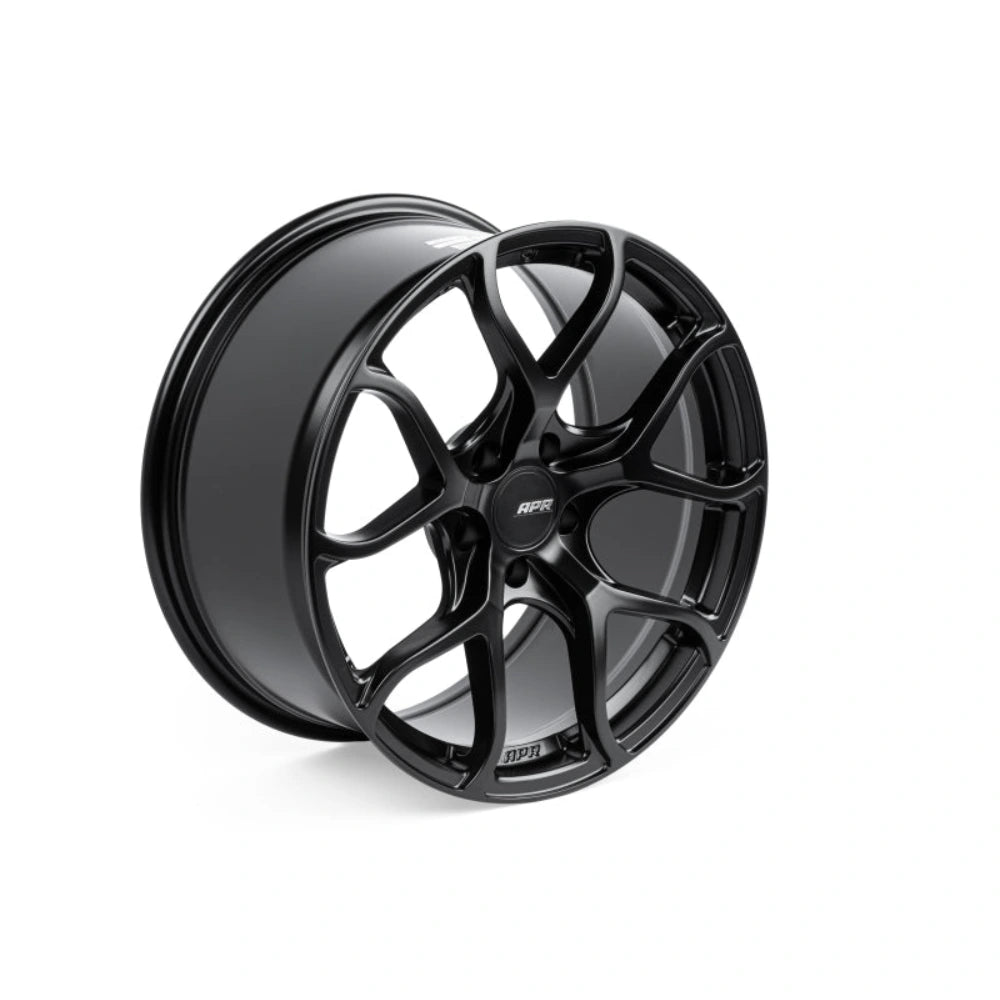 APR A01 Flow Formed - 18x8.5 - 5x112 - ET45 - 66.5mm Center Bore - Satin Black Wheel - APR WHL00017