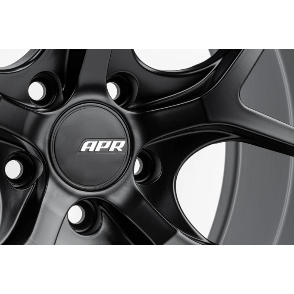 APR A01 Flow Formed - 18x8.5 - 5x112 - ET45 - 66.5mm Center Bore - Satin Black Wheel - APR WHL00017