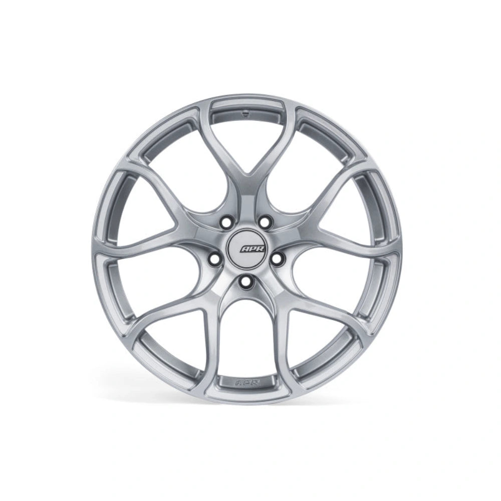 APR A01 Flow Formed - 19x8.5 - 5x112 - ET45 - 66.5mm Center Bore - Hyper Silver Wheel - APR WHL00001