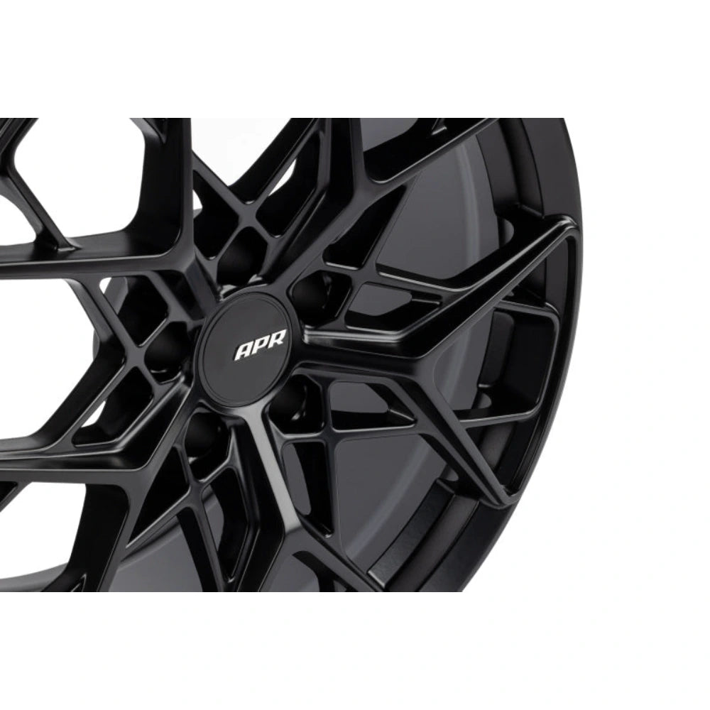 APR A02 Flow Formed - 19x8.5 - 5x112 - ET45 - 66.5mm Center Bore - Satin Black Wheel - APR WHL00034
