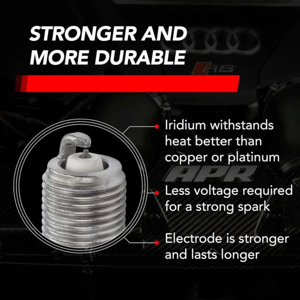 APR EA888.1/2/EA837/EA113 Iridium Pro Spark Plug - Heat Range 9 - 14mm x 19mm x 16mm - SINGLE - APR Z1003101