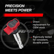 Load image into Gallery viewer, APR EA888.1/EA888.2/EA113/EA837 (PQ35/PQ45) 2.0T/3.0T Ignition Coil - Red - APR MS100208