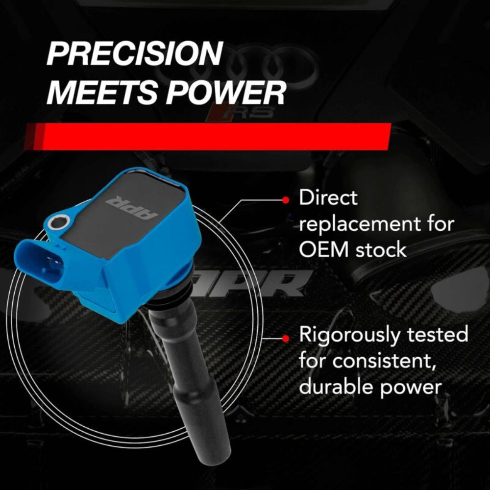 APR EA888.3/EA888.4/EA839/EA825 (MQB/MLB) 2.0T/2.9T/3.0T/4.0T Ignition Coil - Blue - APR MS100204