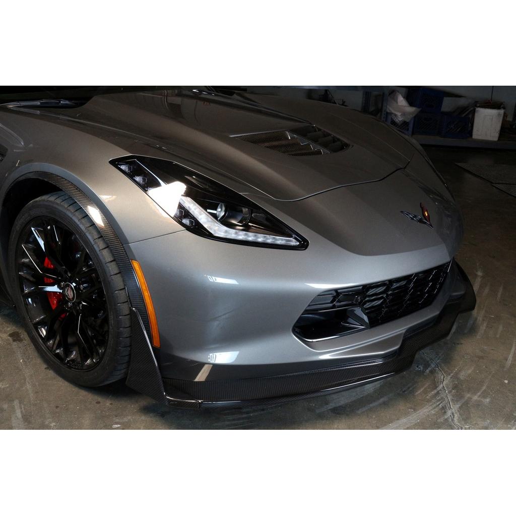 APR Performance Chevrolet Corvette C7 Z06 Front Bumper Canards and Spats 2014-2019 - APR Performance AB-207015