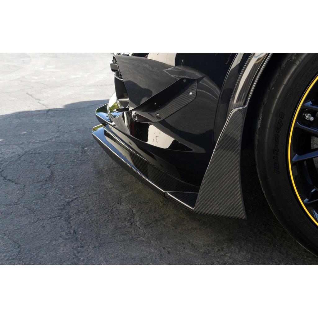 APR Performance Chevrolet Corvette C7 Z06 Front Bumper Canards and Spats 2014-2019 - APR Performance AB-207015