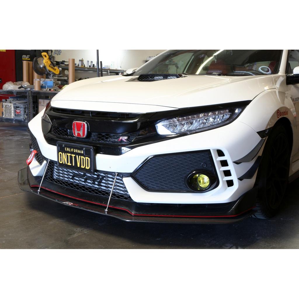 APR Performance Honda FK8 Civic Type R Front Bumper Canards 2017-2021 - APR Performance AB-917002
