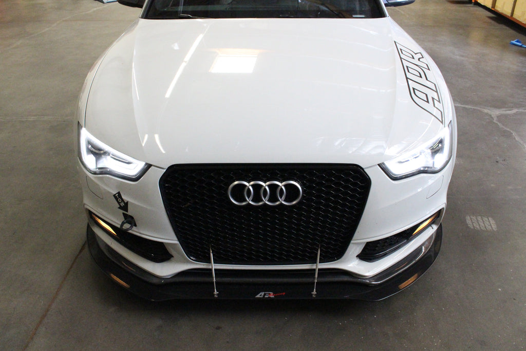 APR Performance Audi S5 Stock Bumper Front Wind Splitter 2009-2012 - APR Performance CW-505012