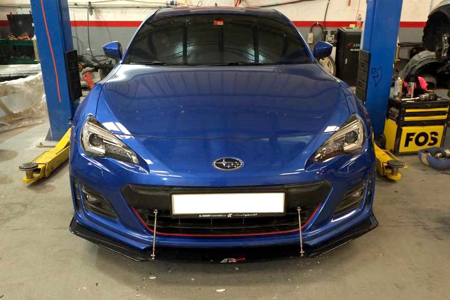 APR Performance Subaru BRZ Carbon Fiber Wind Splitter w/ Rods 2017-2021 - APR Performance CW-827012