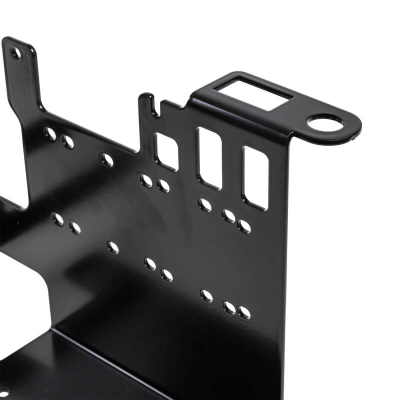 Close-up of ARB air compressor mounting bracket showing mounting holes