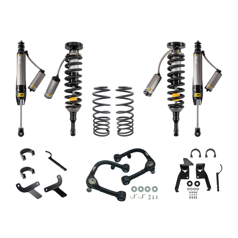 ARB BP-51 rear bypass shock with reservoir mounted on Lexus LX570