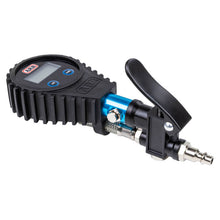 Load image into Gallery viewer, ARB601A Digital Tire Inflator with chuck, backlit LCD tire pressure gauge and braided hose unmounted