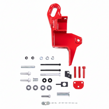 Load image into Gallery viewer, Representative layout of an ARB forged recovery point with bolts, nuts, washers, crush tubes, packers and nut stick, shown as an illustration of the supplied hardware pack
