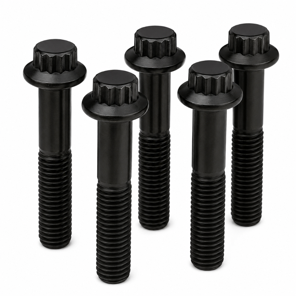 ARP M6 x 1.00 x 35 Black Oxide 12pt Bolts set of 5