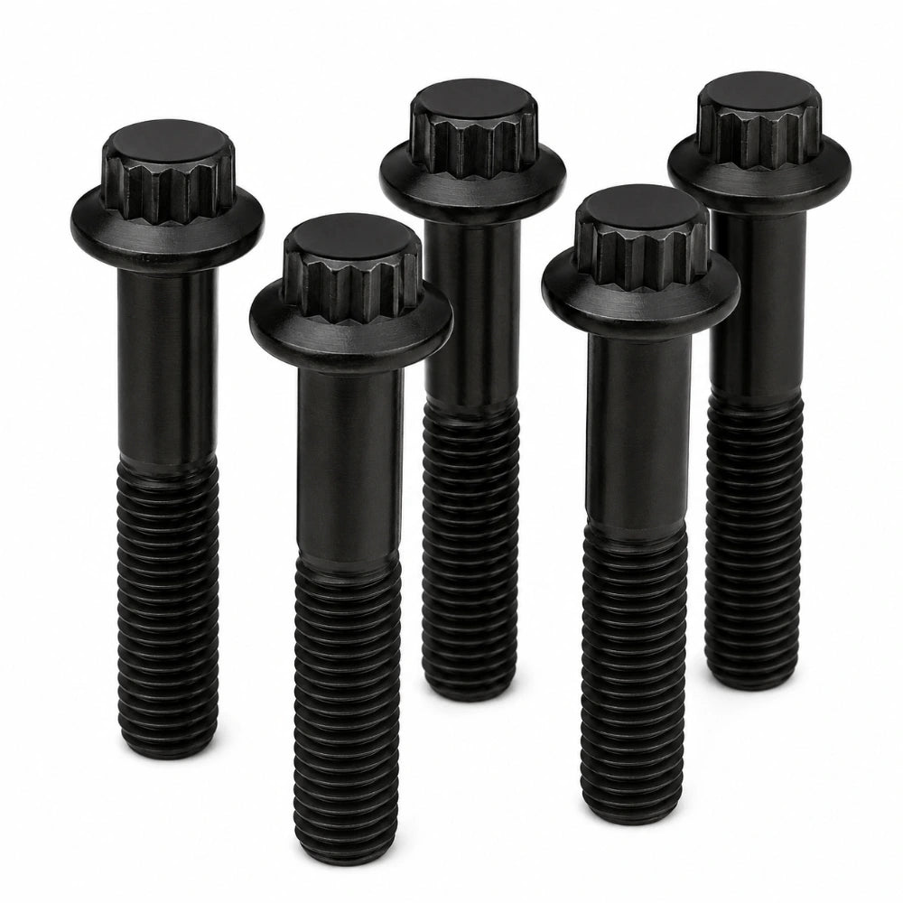 ARP M6 x 1.00 x 35 Black Oxide 12pt Bolts set of 5
