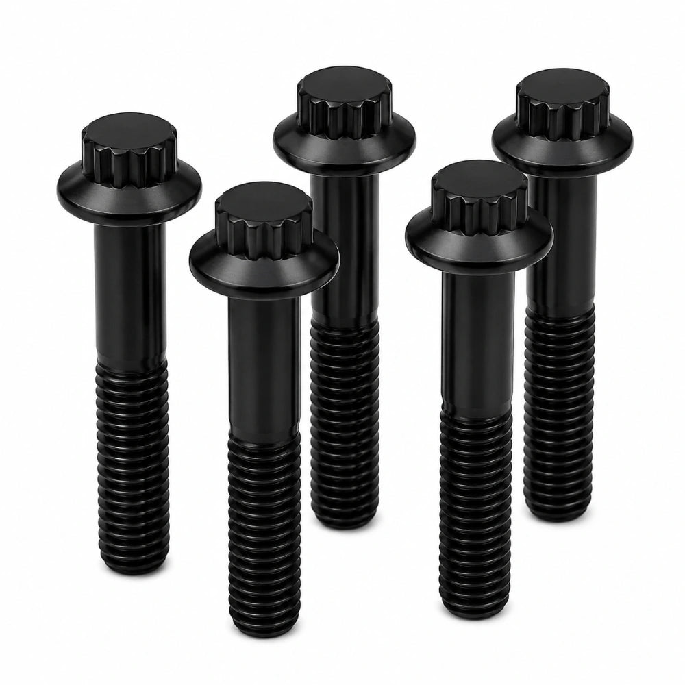 ARP M12 x 1.75 x 50 12pt Black Oxide Bolts (5/pkg) - ARP 675-1006