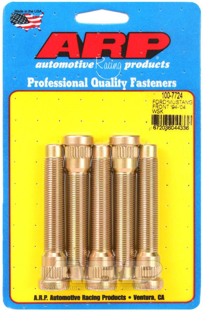 ARP 94-04 Ford Mustang Front Wheel Stud Kit (Set of 5) - Black Ops Auto Works