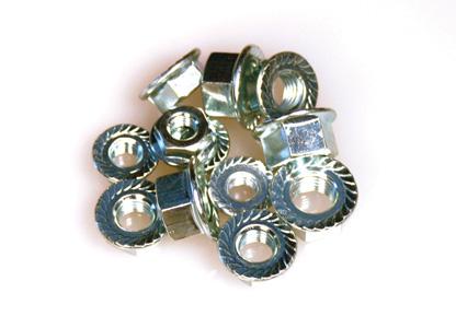 ARP M10 x 1.25 Locking Flange Nut Kit (10 pack) - ARP 200-8683