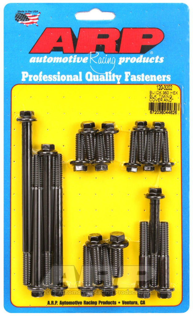 ARP Buick 350 Timing Cover and Water Pump Hex Bolt Kit - Black Ops Auto Works