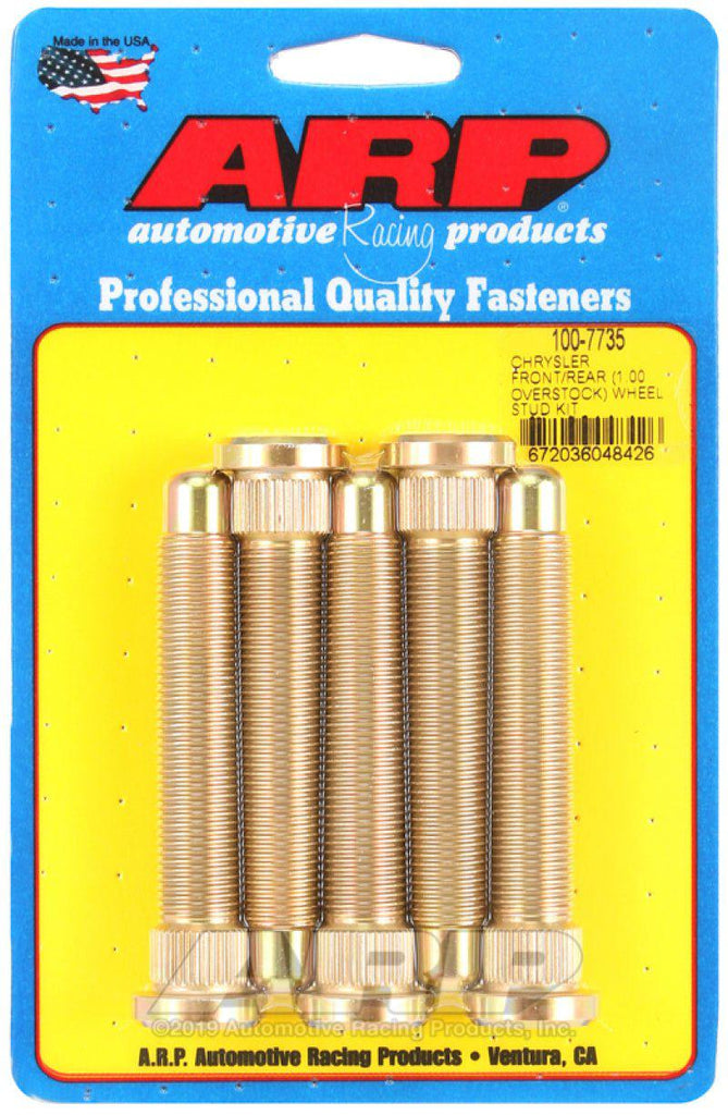 ARP Chrysler Front / Rear M14 1.000 Over Stock Wheel Stud Kit - Black Ops Auto Works