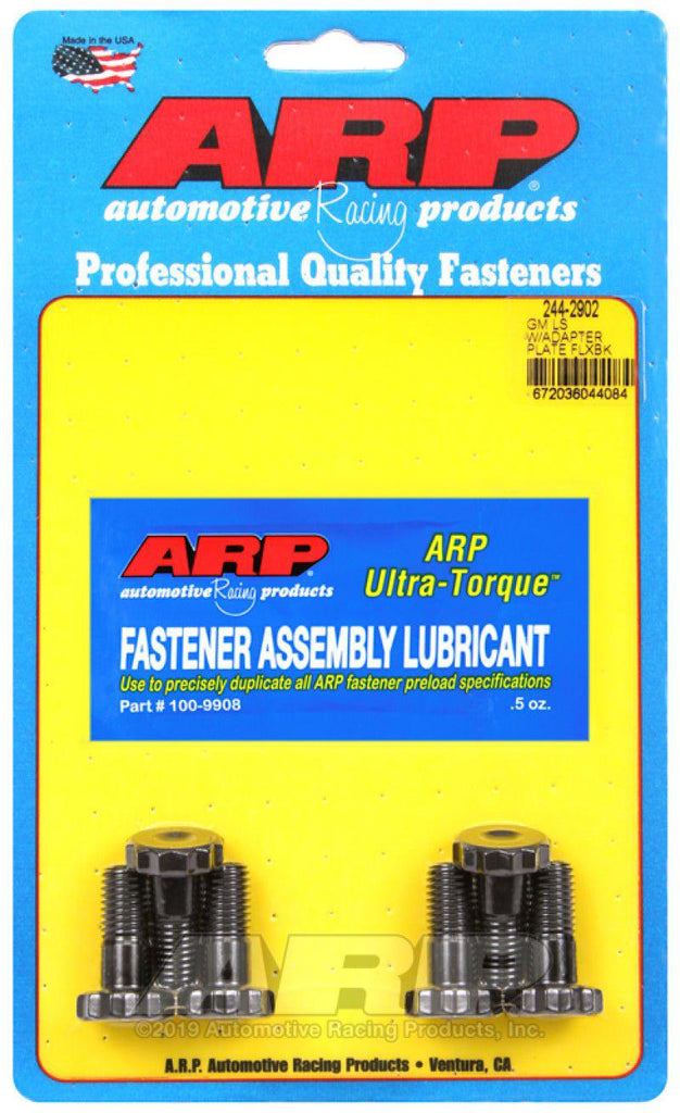 ARP GM LS w/ adapter Plate Flexplate Bolt Kit - Black Ops Auto Works