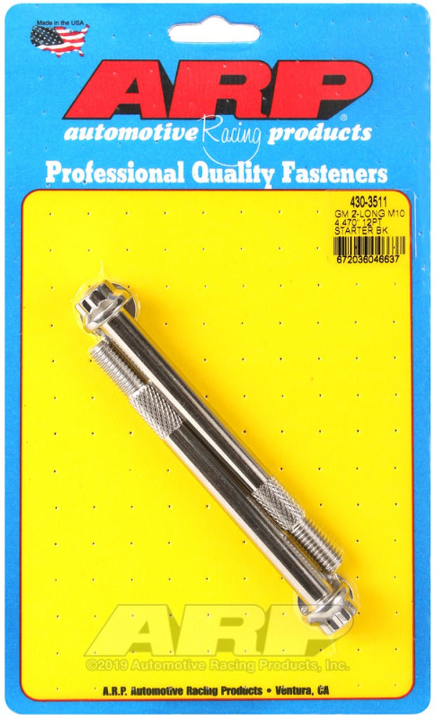 ARP GM M10 X 4.470in 12pt SS Starter Bolt Kit - Black Ops Auto Works