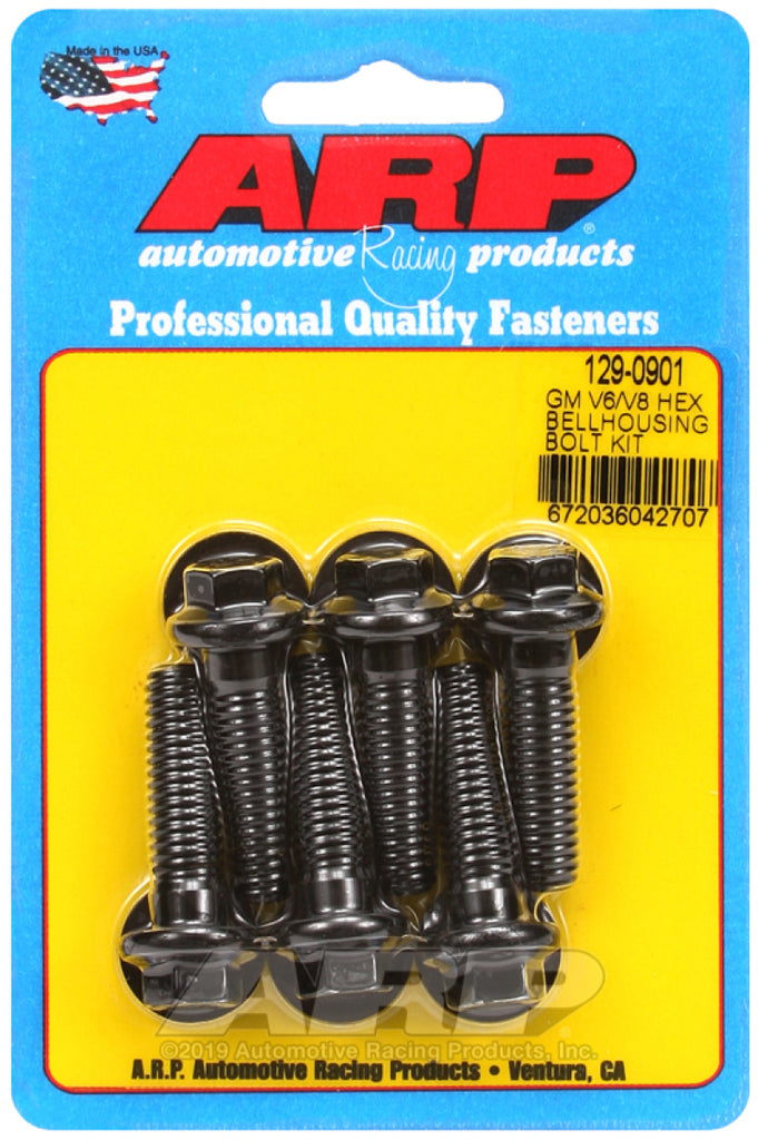 ARP129-0901-ARP GM V6/V8 Hex Bellhousing Bolt Kit-Hardware Kits - Other-ARP