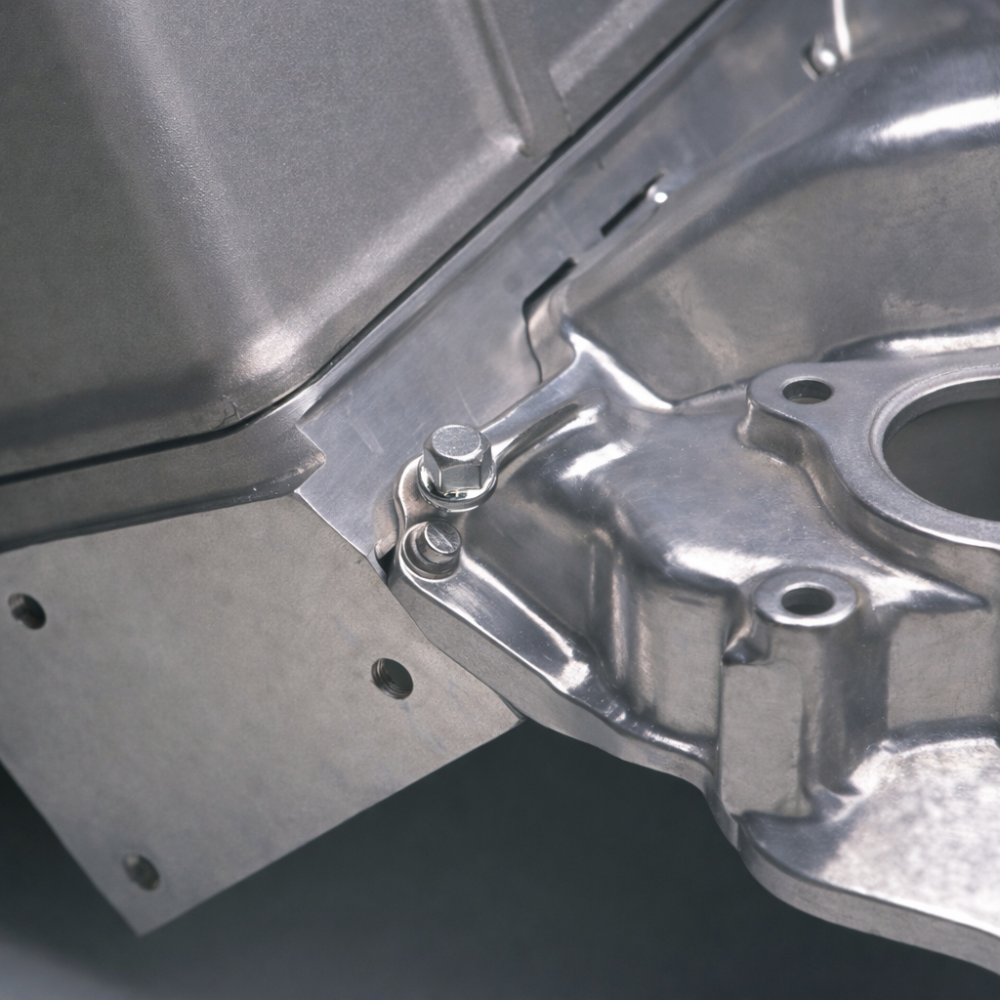 Bolts installed on Ford intake manifold