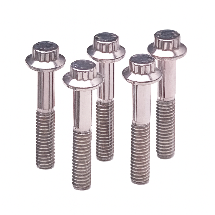 Close up ARP Stainless 300 12-point head and rolled threads