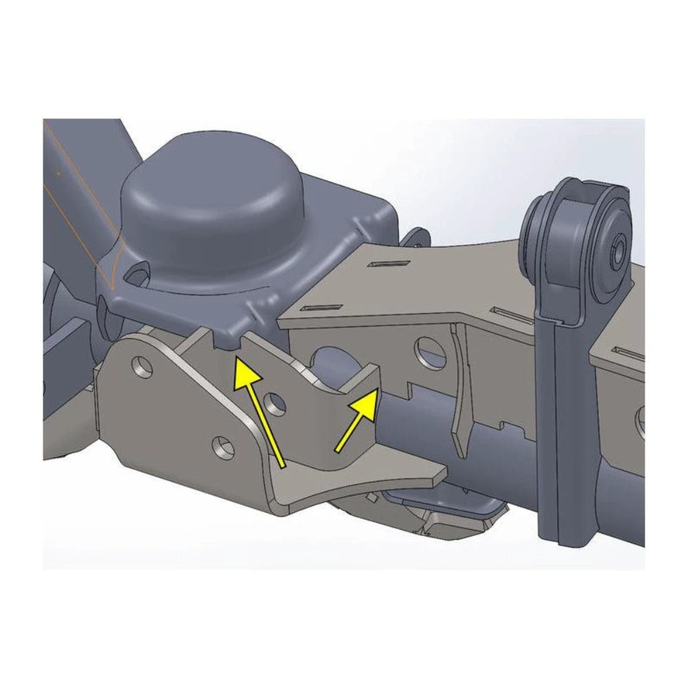 Artec Industries JK Heavy Duty Stock Trackbar Bracket JK4407 image 1