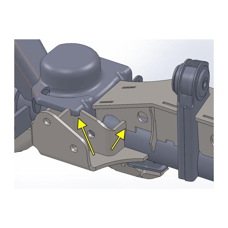 Artec Industries JK Heavy Duty Stock Trackbar Bracket JK4407 image 1