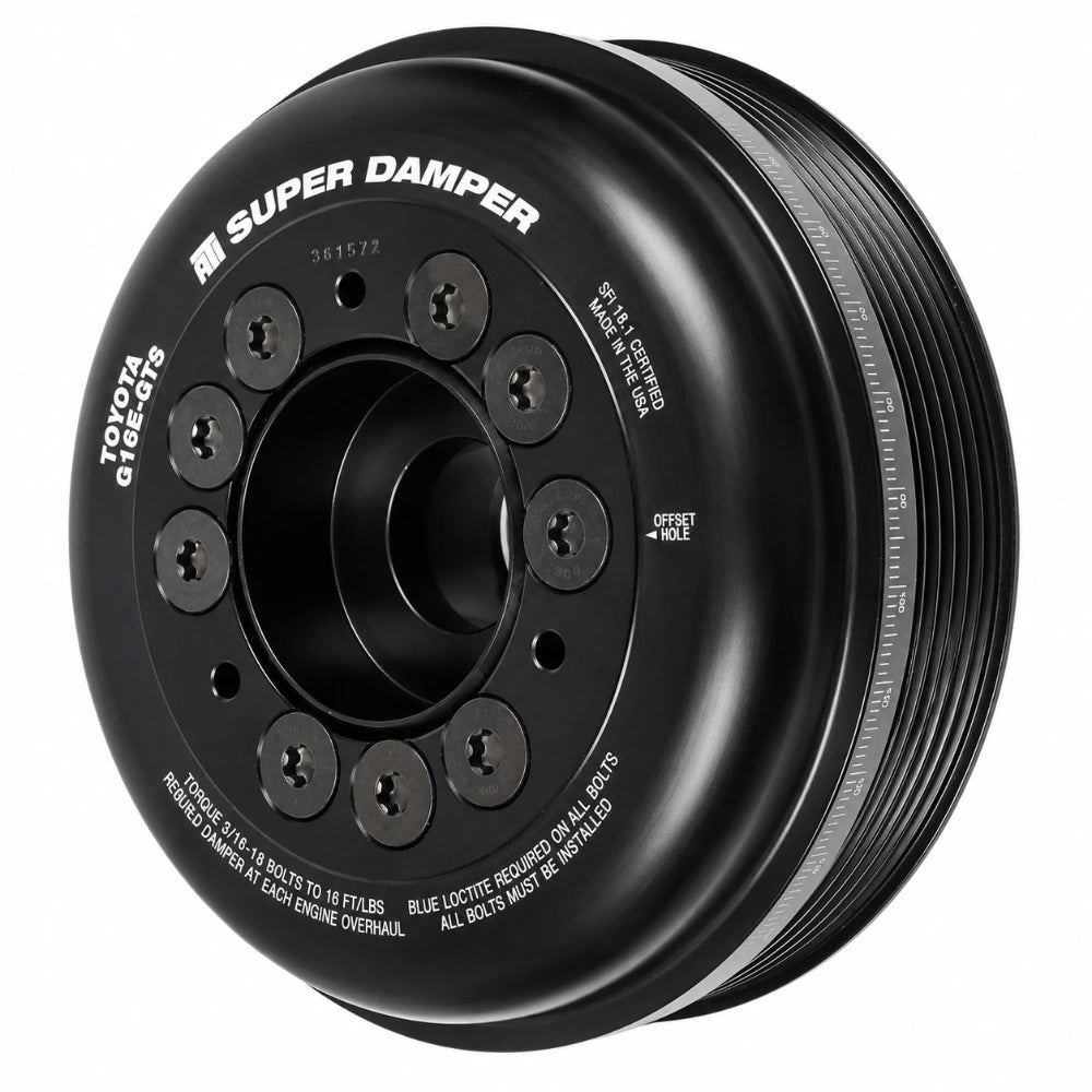 ATI Damper - 5.885in - Aluminum - Toyota G16E-GTS - 3-Ring - ATI ATI917381