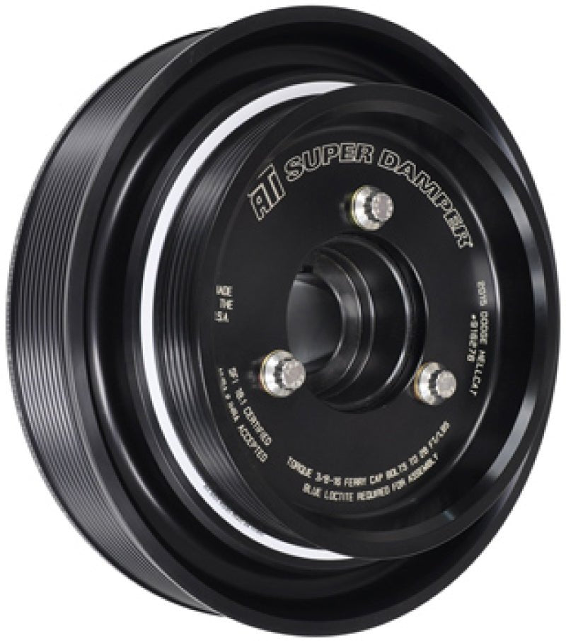 ATI Damper - 7.074in - Alum - 6 Grv - Dodge - 2009+ - 15 Per UD - 5.7L / 6.4L Hemi Truck - 2 Ring - Black Ops Auto Works