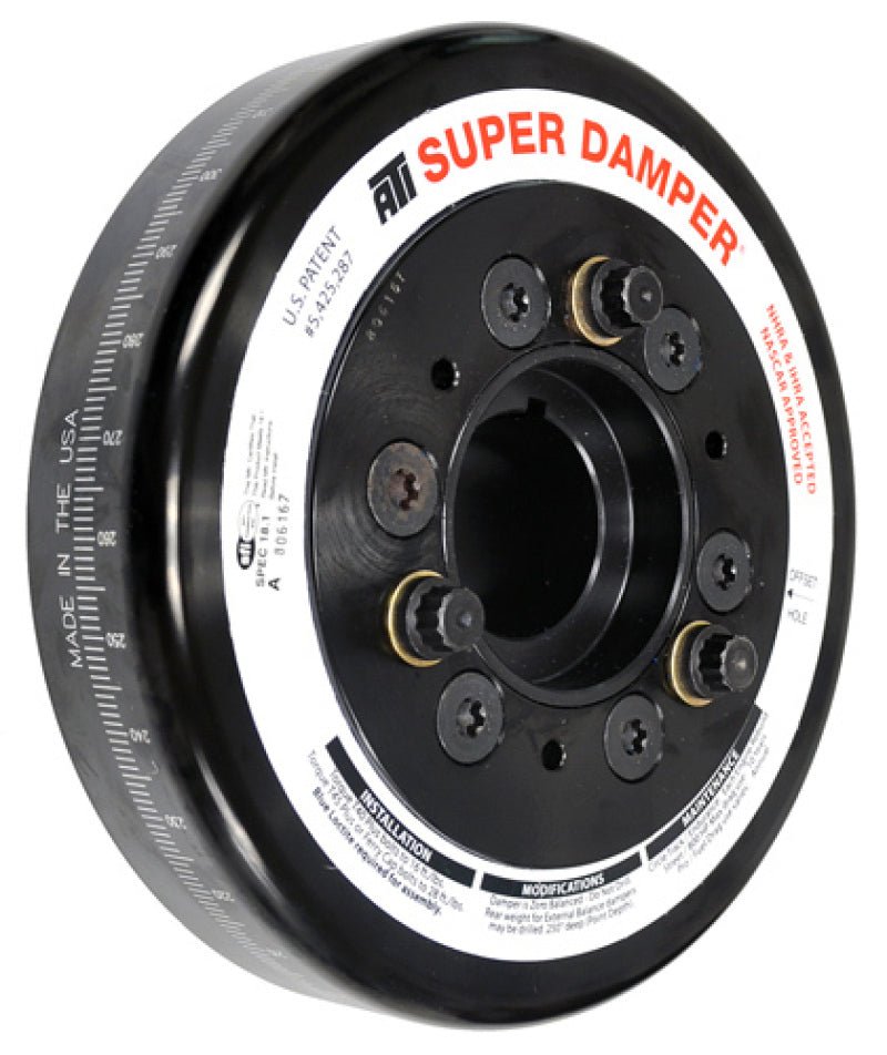 ATI Damper - 7.074in - Aluminum - 2020+ Supra / 2019+ Z4 - B58 - Dry Sump - 6 Groove - Black Ops Auto Works