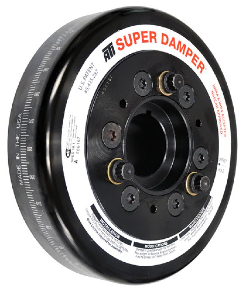 ATI Damper - 7.48in - Alum LW - 6 Groove - LSA - 09-15 Cadillac CTS-V (Excl SC Pulley) - Black Ops Auto Works