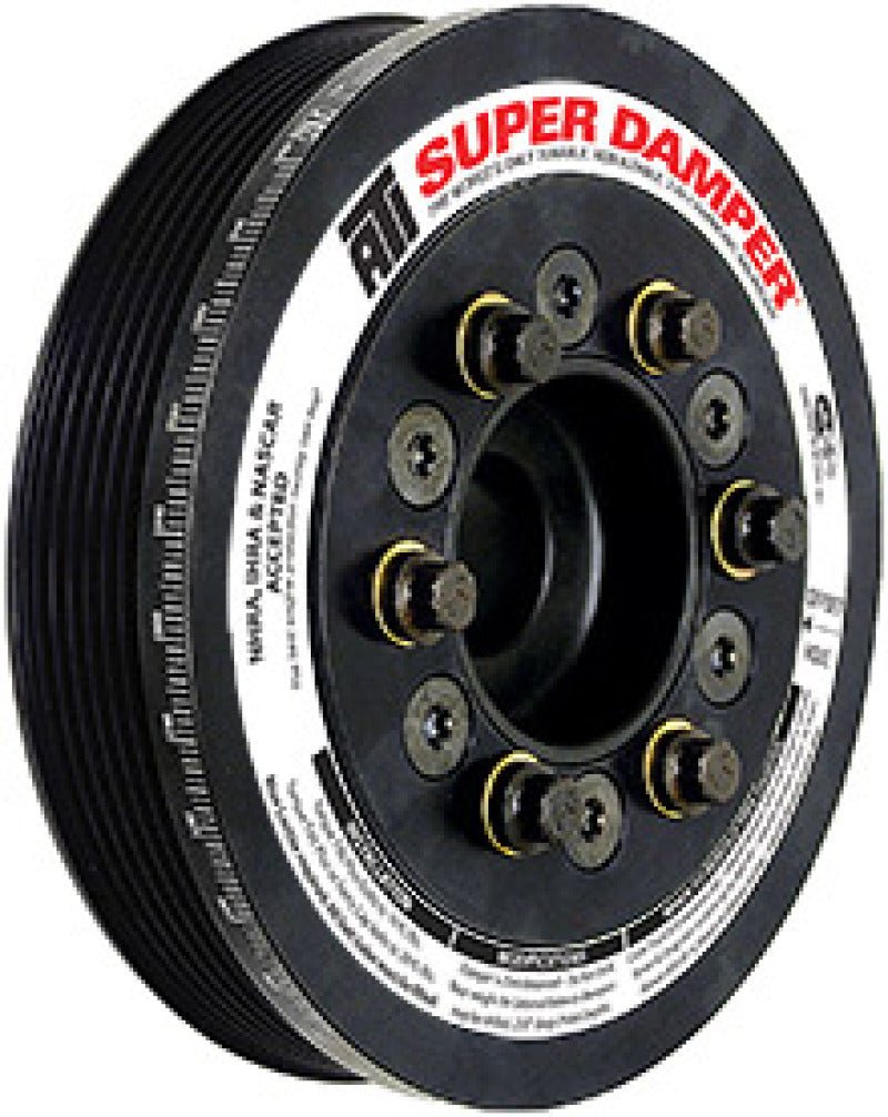 ATI Damper - 7.53in - Steel - 6/10 Grv - Ford GT 500 - 5.4 / 5.8 - 07-14 - OEM Size - Black Ops Auto Works