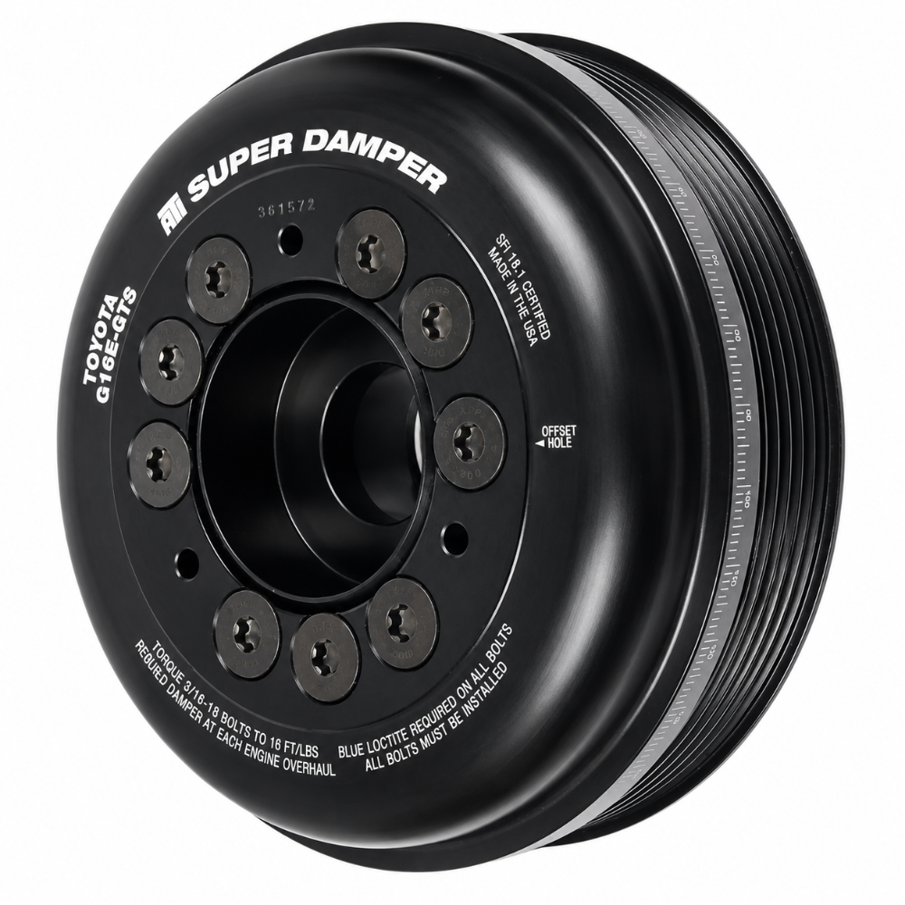 ATI Super Damper for Toyota G16E-GTS GR Corolla and GR Yaris 1.6L turbo engines