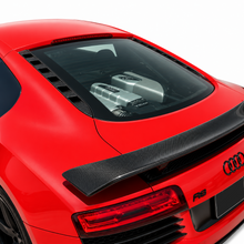 Load image into Gallery viewer, Gloss 2x2 carbon fiber rear vent covers for Audi R8 Coupe direct replacement upgrade